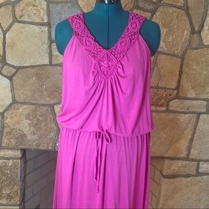 Faded Glory Cute Lavendar Maxi Dress